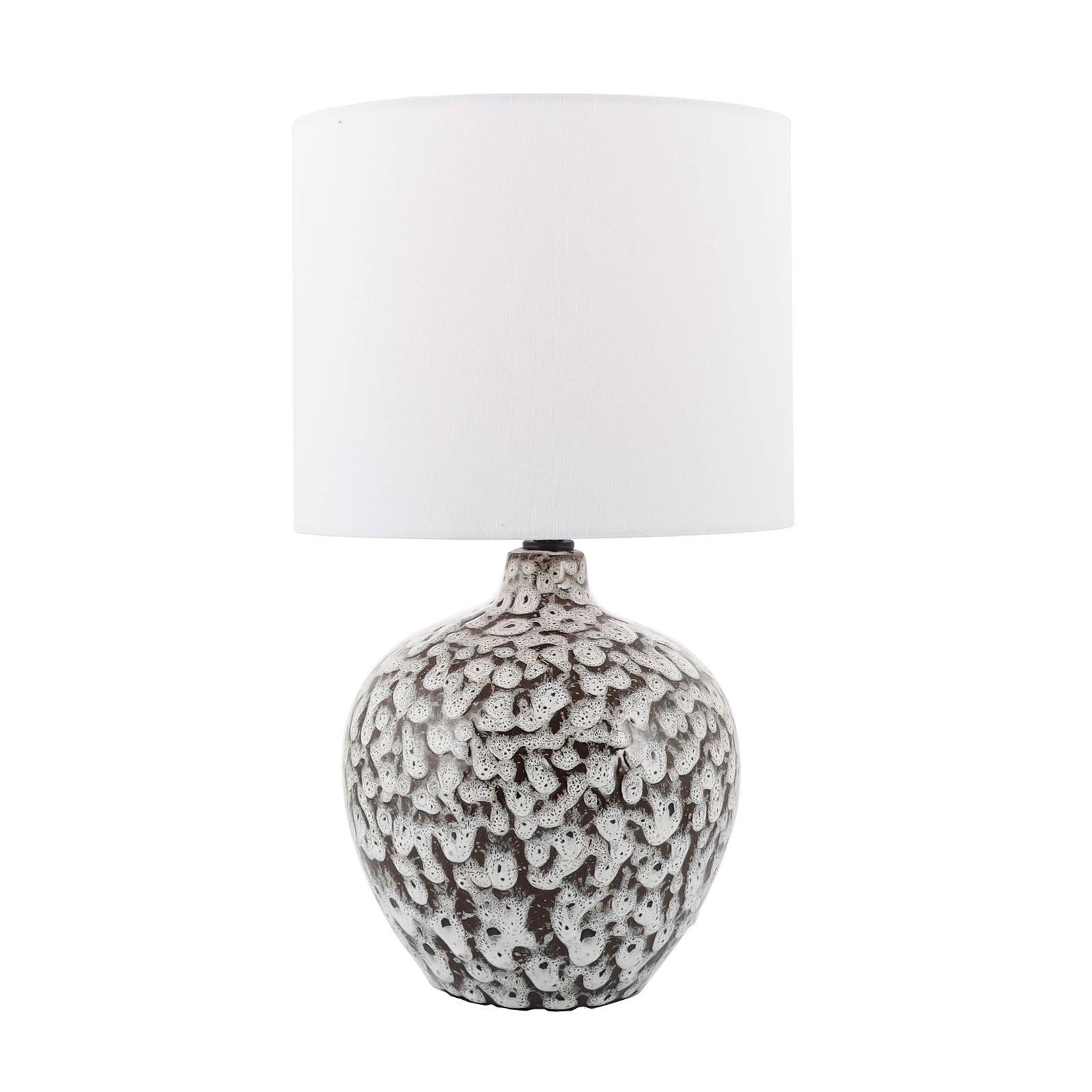 Lindby Thalassia stolová lampa vzor keramika Ø26cm