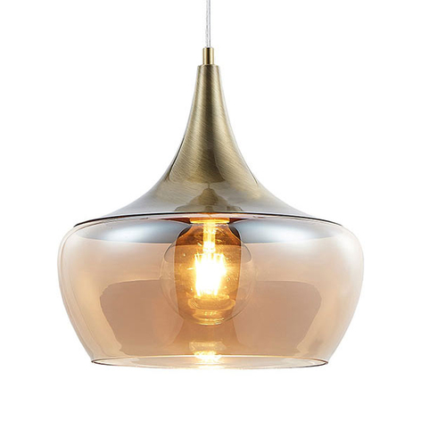 Lampada a sospensione di vetro Arola