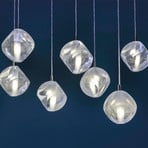 Lampada a sospensione Glace in vetro, 1 luce