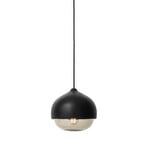 Terho Candeeiro Suspenso Medium Black/Smoked Transparent - Mater