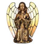 Asztali lámpa angyal Tiffany stílusban