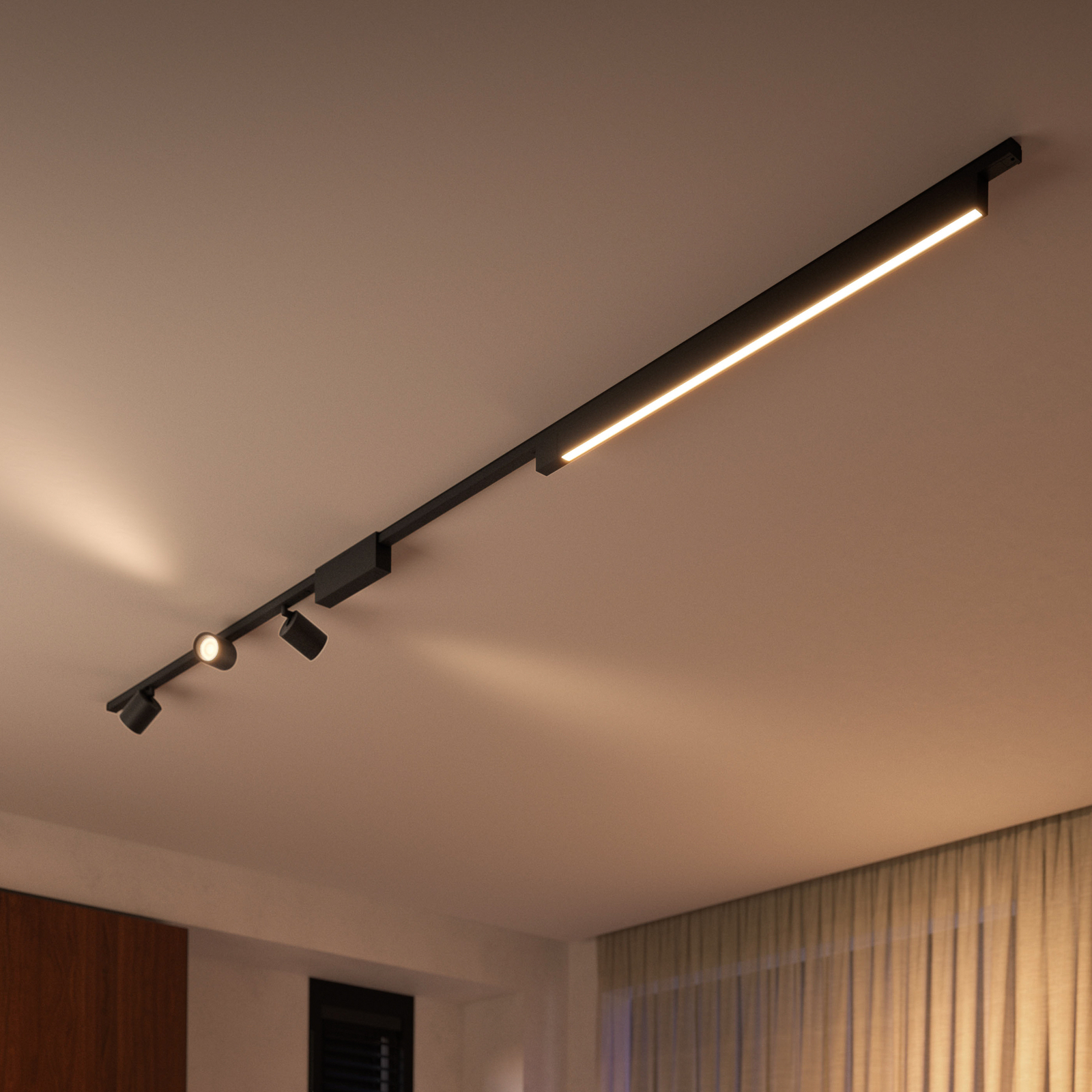 Philips Hue Perifo 3x Spots + Lightbar, schwarz