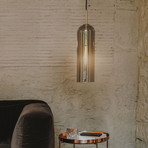 LEDS-C4 Glam Hängeleuchte, Rauchglas