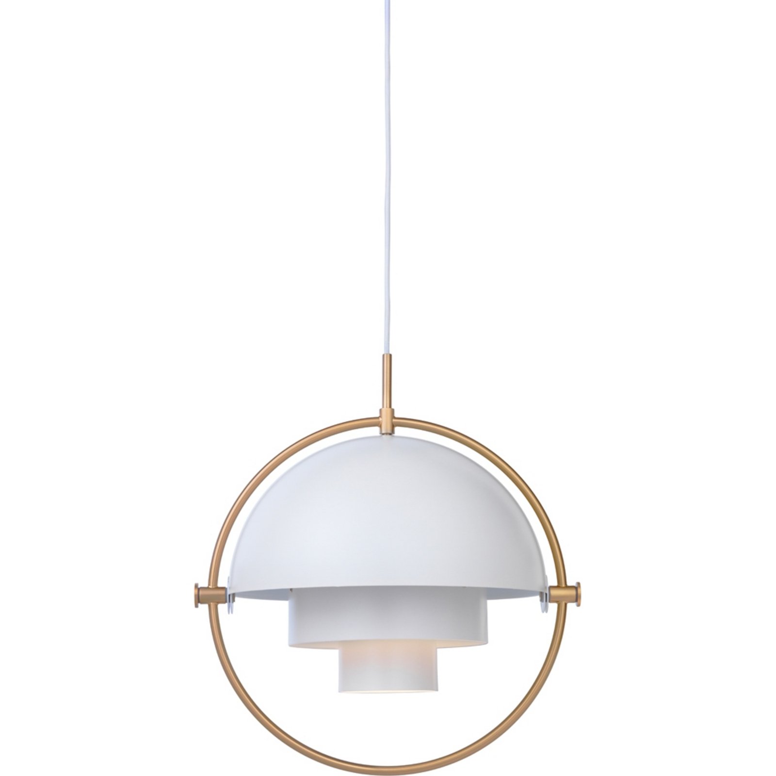 Multi-Lite Candeeiro Suspenso ø36 Brass/White - GUBI