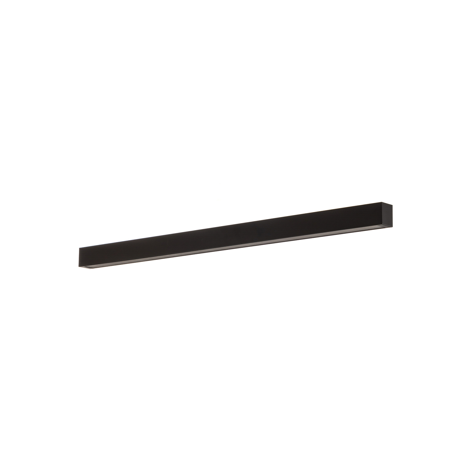 Plafonnier Straight noir 122 cm
