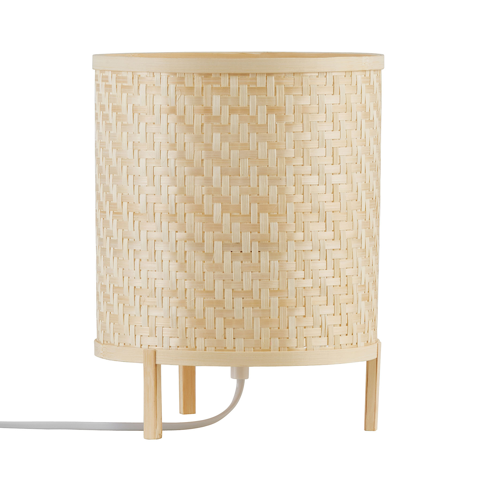 Lampa stołowa Trinidad z naturalnego bambusa