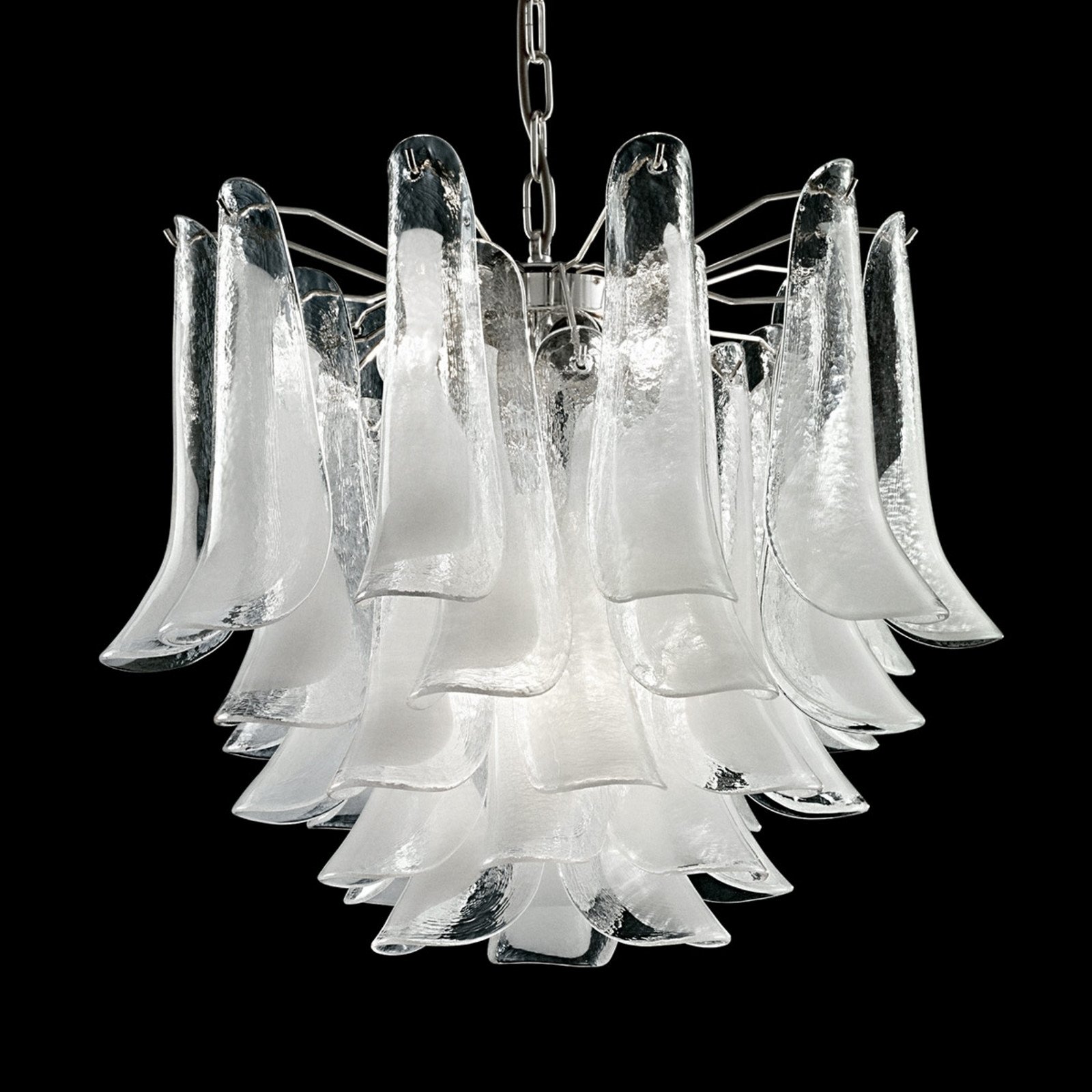 Lampă suspendată Tulipani sticlă Murano Ø 45 cm