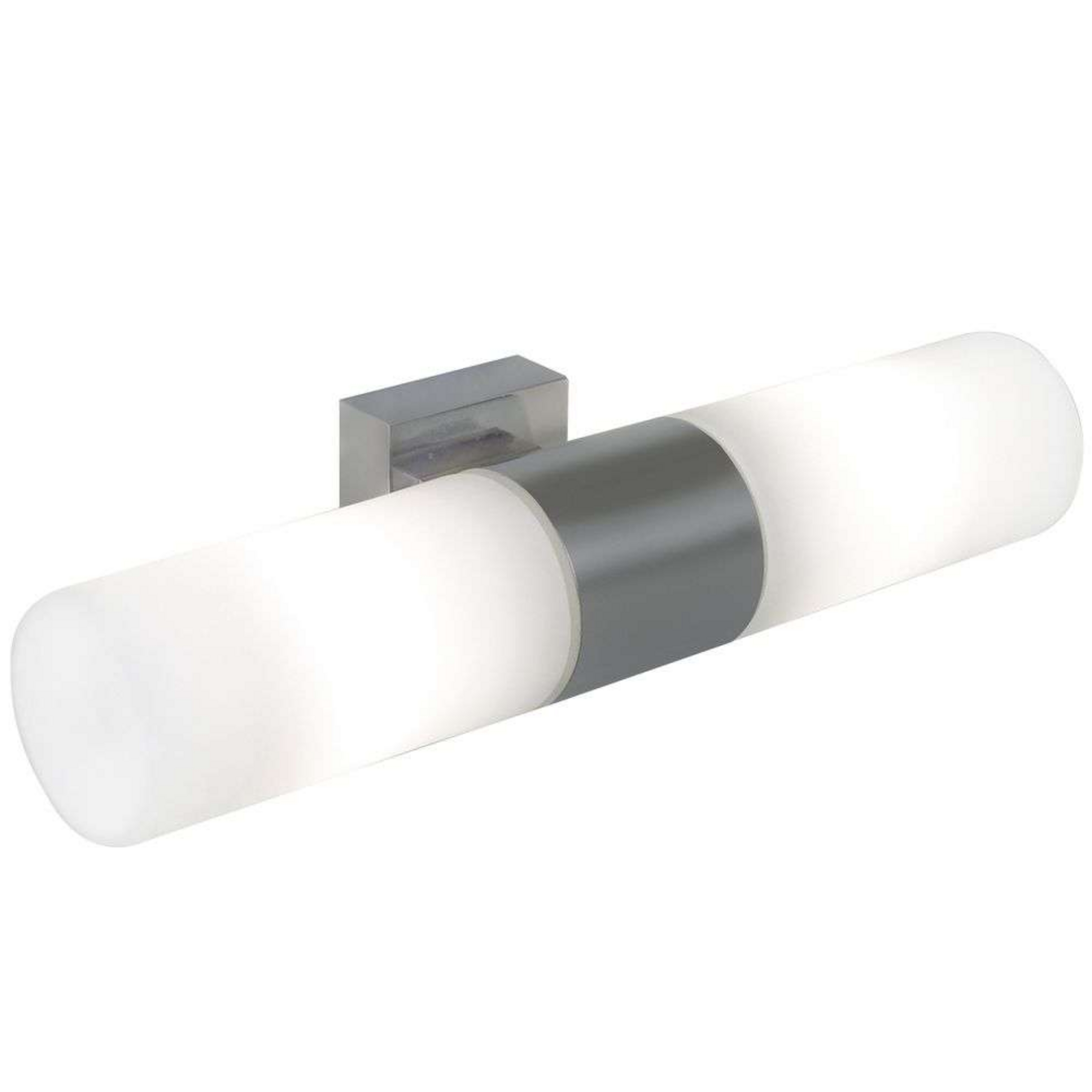 Tangens Double Wall Lamp Brushed Steel - Nordlux