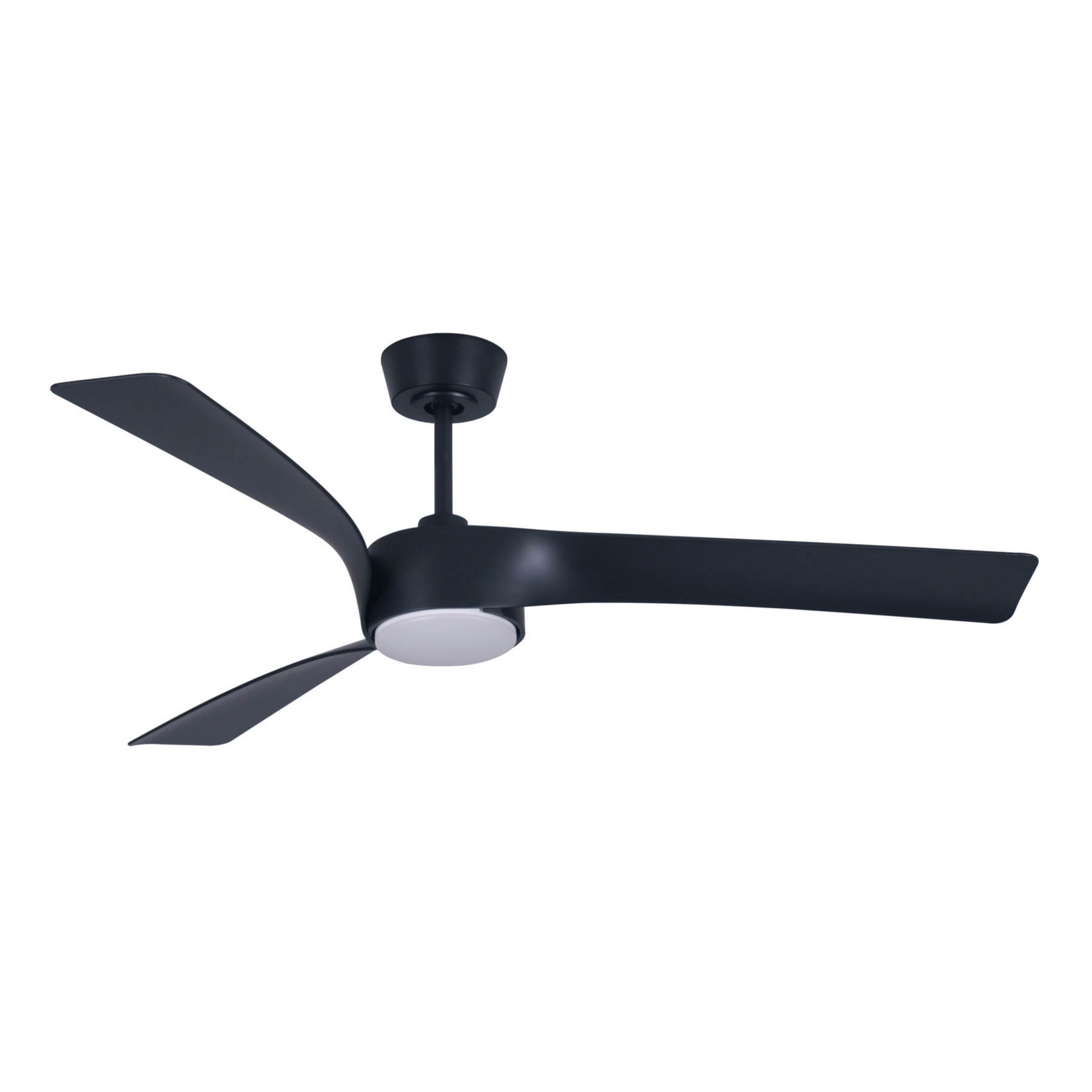 Beacon Ventilateur de plafond avec lumière Line noir 132 cm silencieux