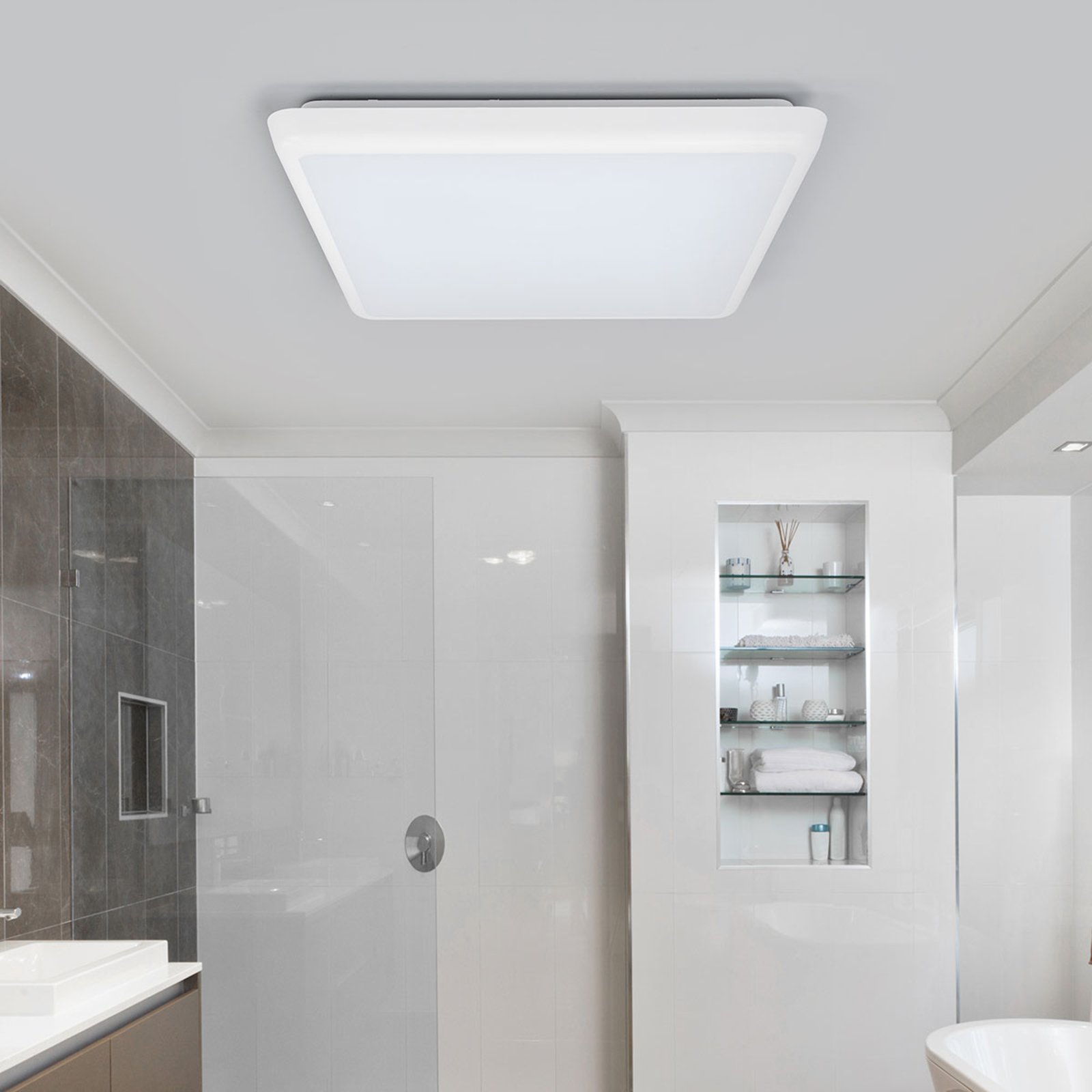 Augustin Square 30 Ceiling Lamp White - Arcchio