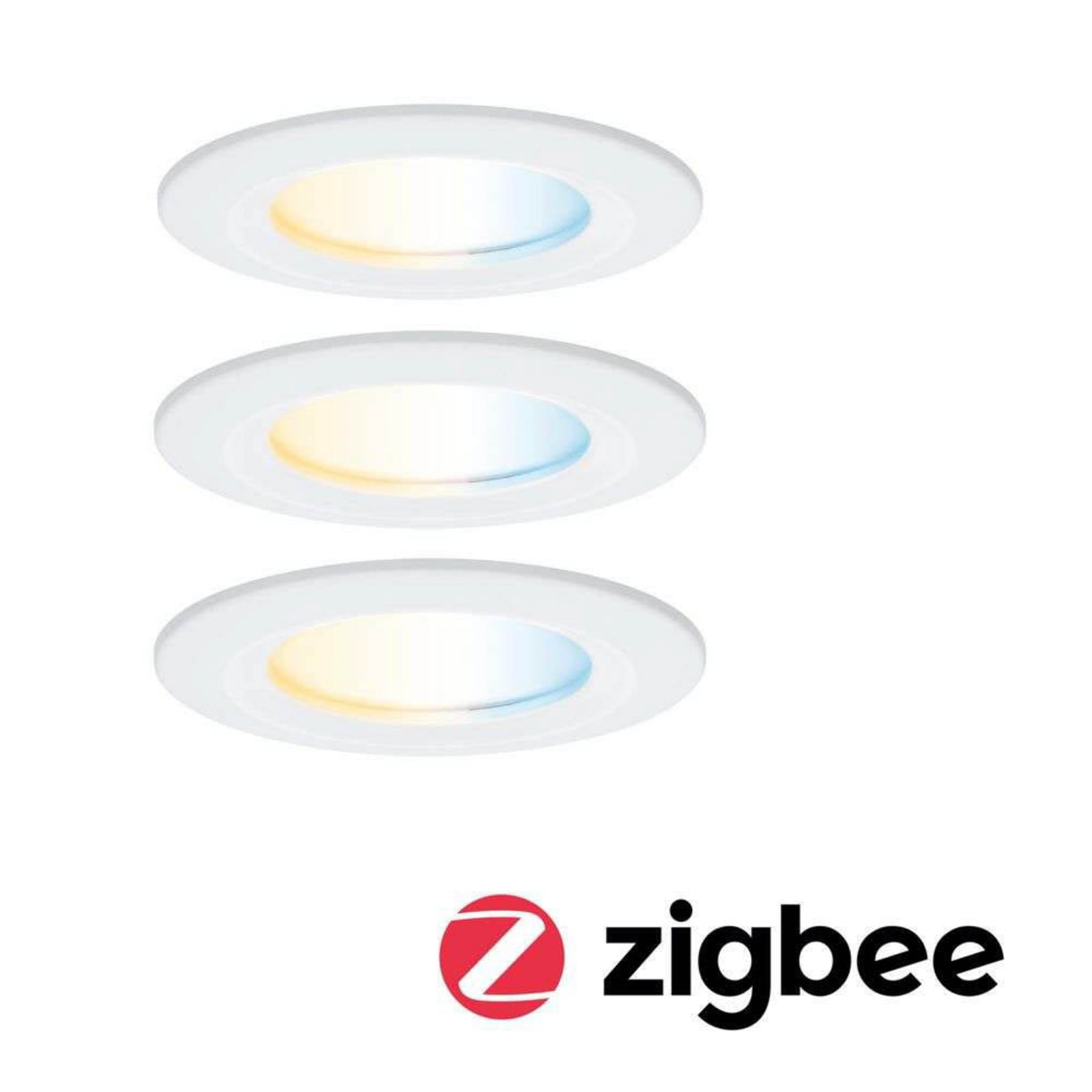 Nova Coin Smart inbyggnadslampa vit Ø 7,8 cm CCT 3-pack Paulmann - Vardagsrum - Aluminium | Produkter - Spotlights - Inbyggdasspot | Lampspecialisterna