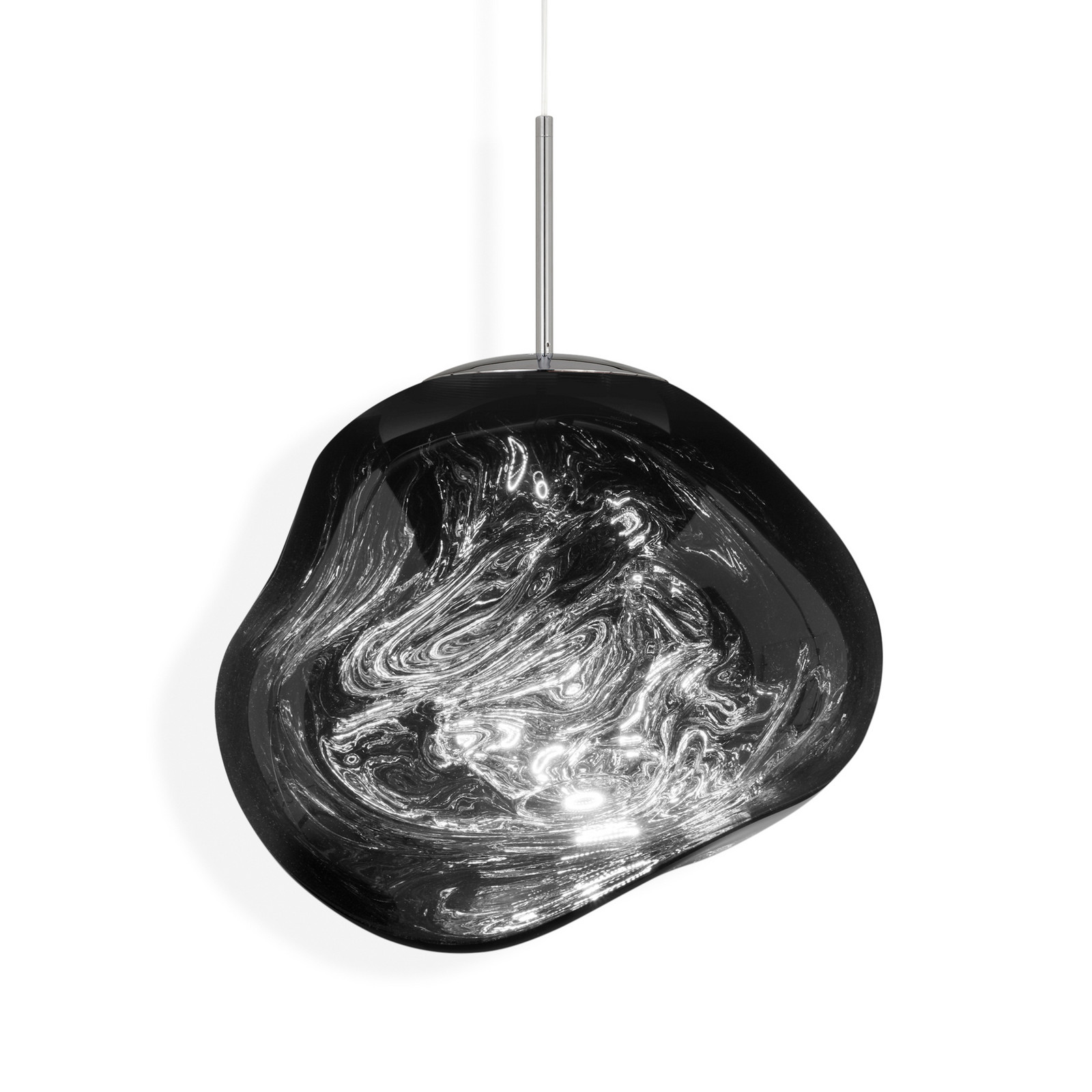 Tom Dixon lampă suspendată LED Melt Ø 50 cm crom plastic - Camera de zi / sufragerie - design