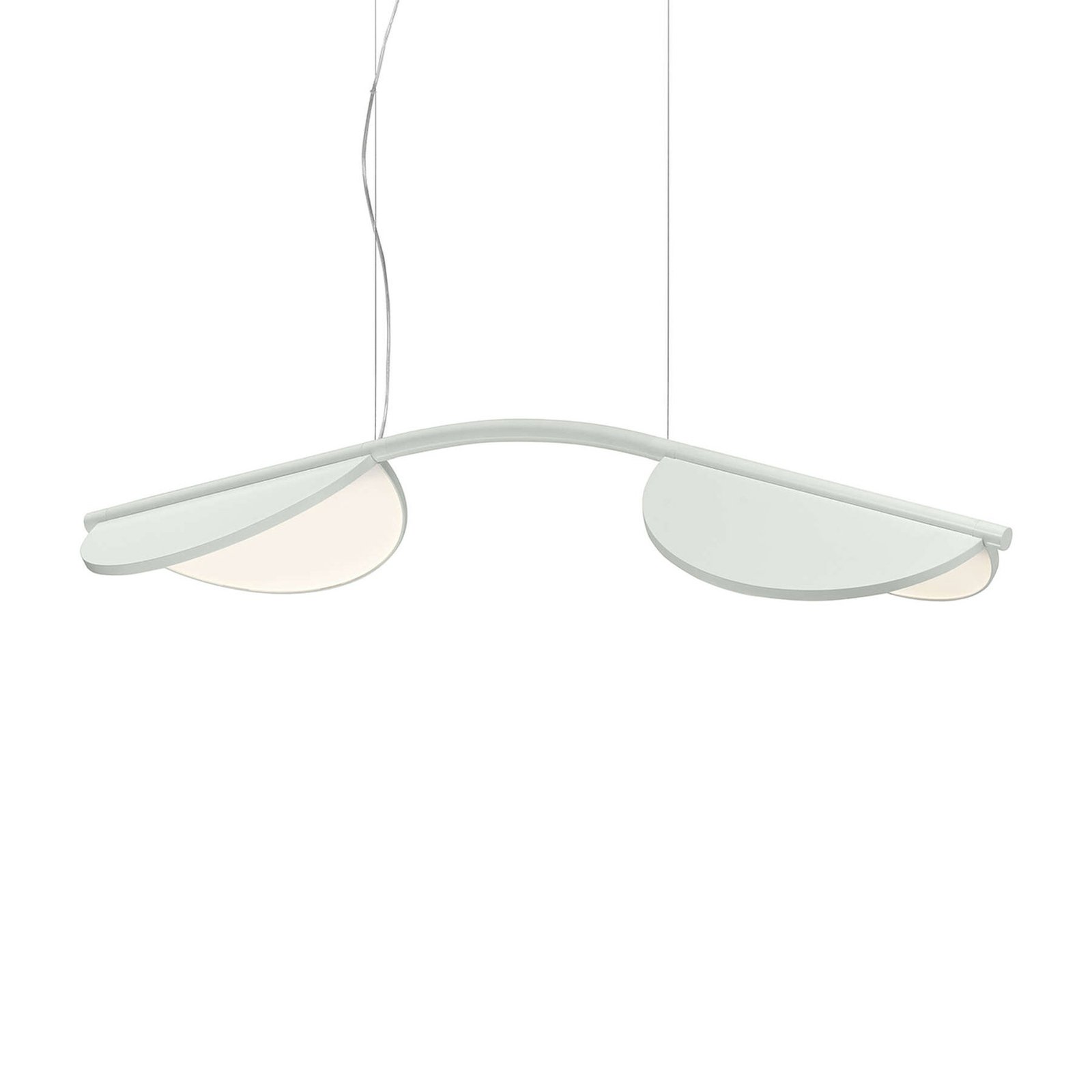FLOS Almendra Arch LED hanging light, two-bulb