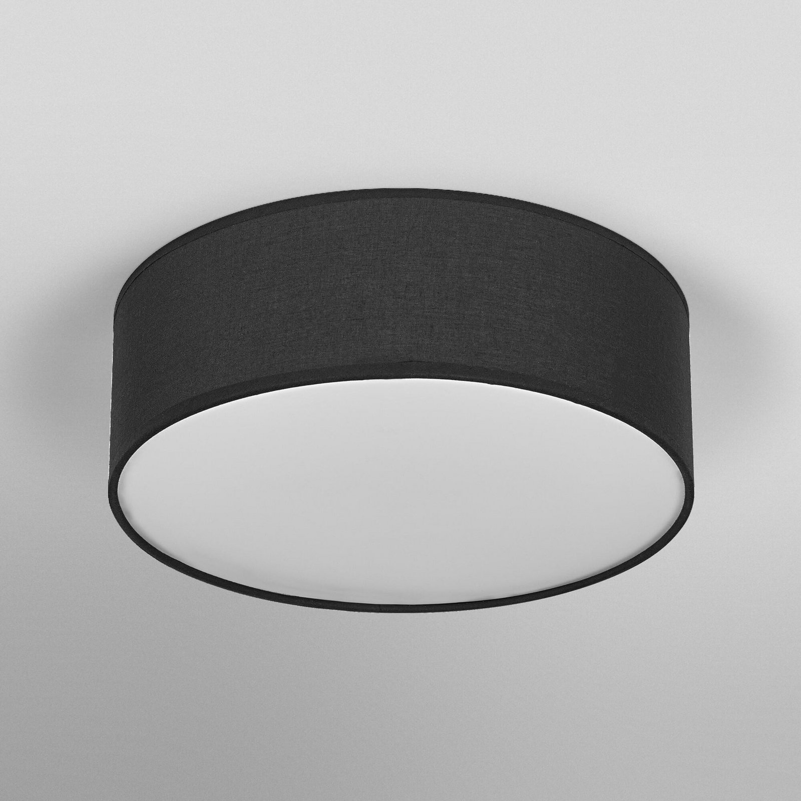 OSRAM Deckenleuchte ORBIS PARIS, schwarz, Ø 30 cm Textil E27