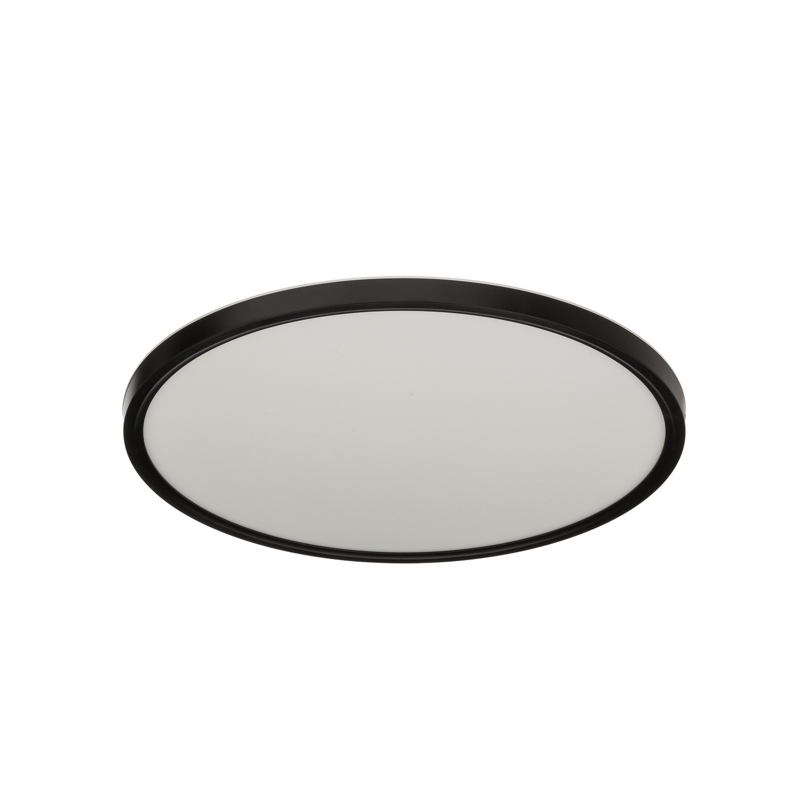 Lindby Smart LED griestu gaisma Pravin, Ø 50 cm, CCT, melna