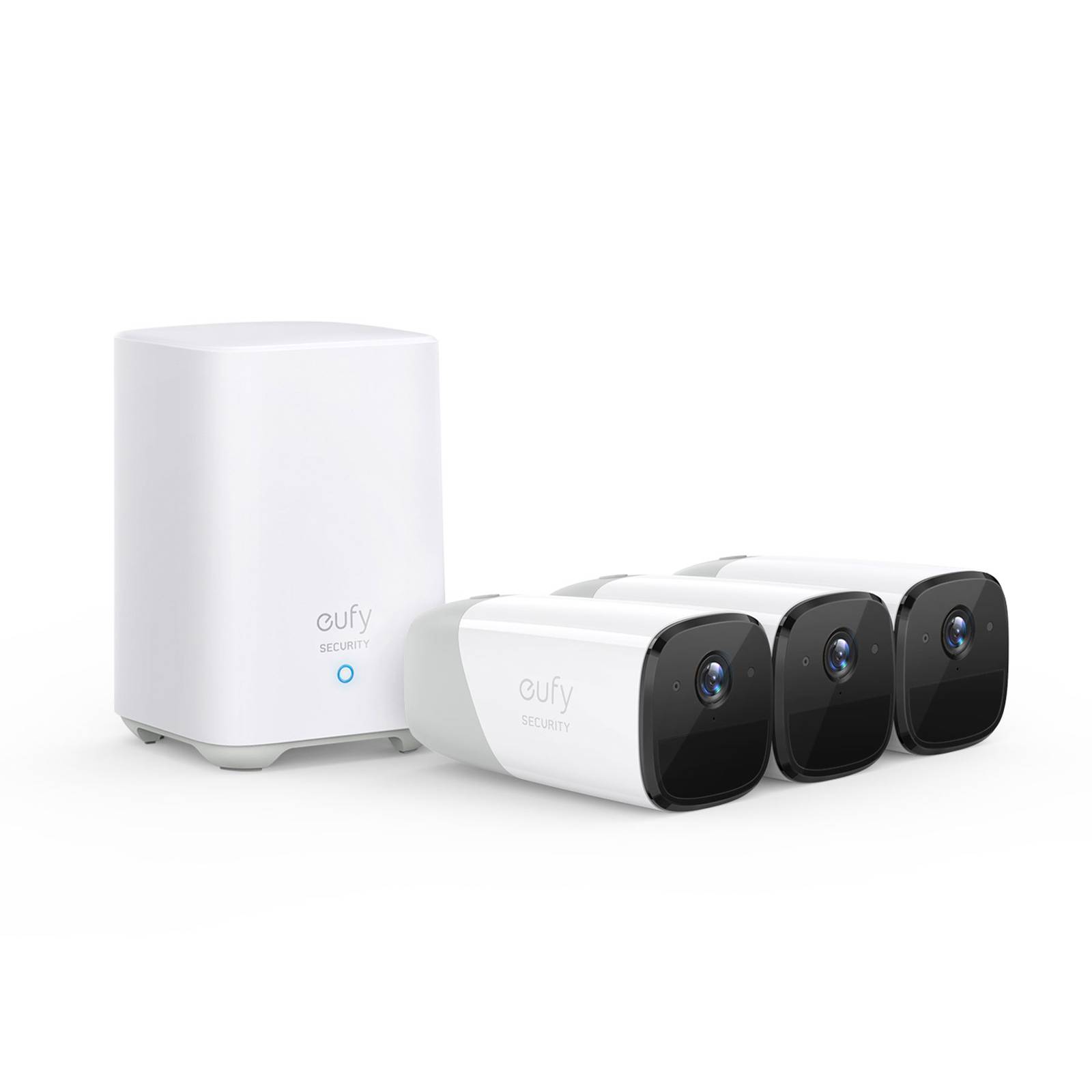 EUFY Security eufyCam 2 IP67 set 3x, HomeBase, larghezza: 5.7 cm, altezza: 5.7 cm