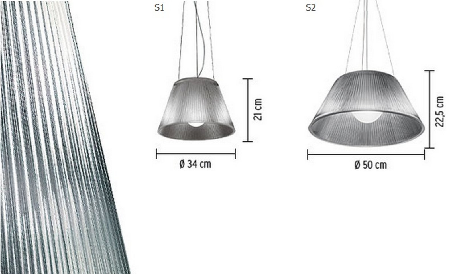 Romeo Moon S1 Taklampa - Flos