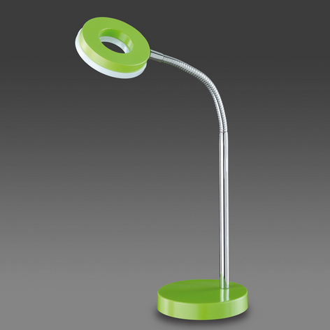 Grüne LED-Tischleuchte Rennes