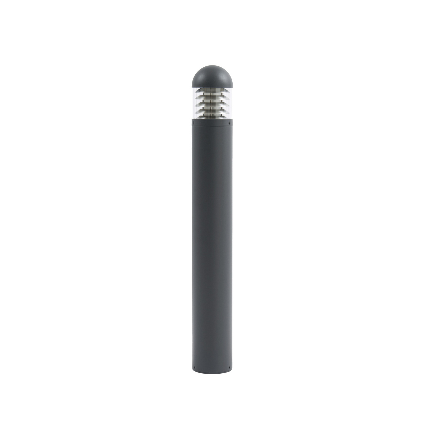 Bolardo luminoso LED Skagena, altura 90 cm, IP54, aluminio, antracita - Lucande