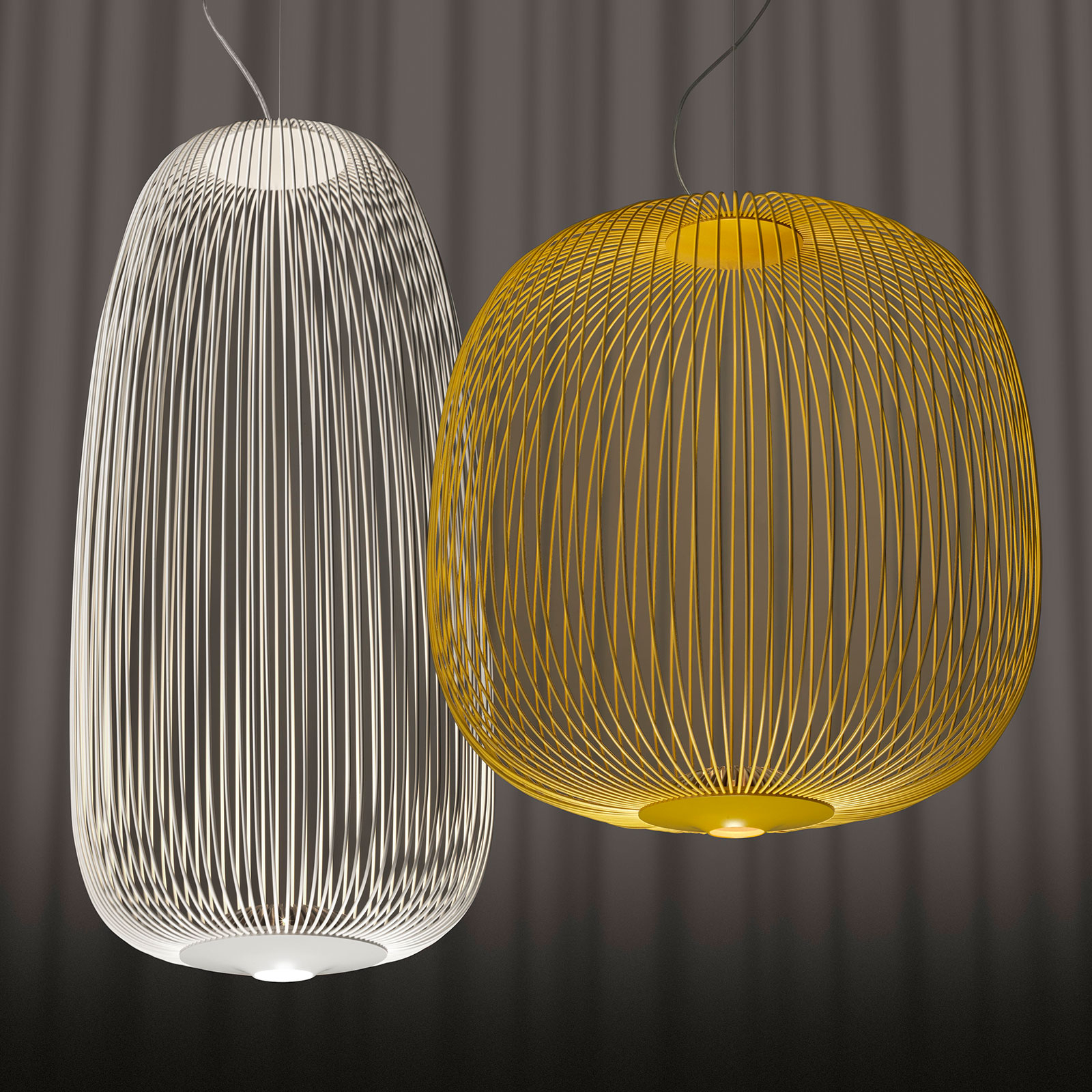 Foscarini MyLight Spokes 2 midi LED-Hängelampe