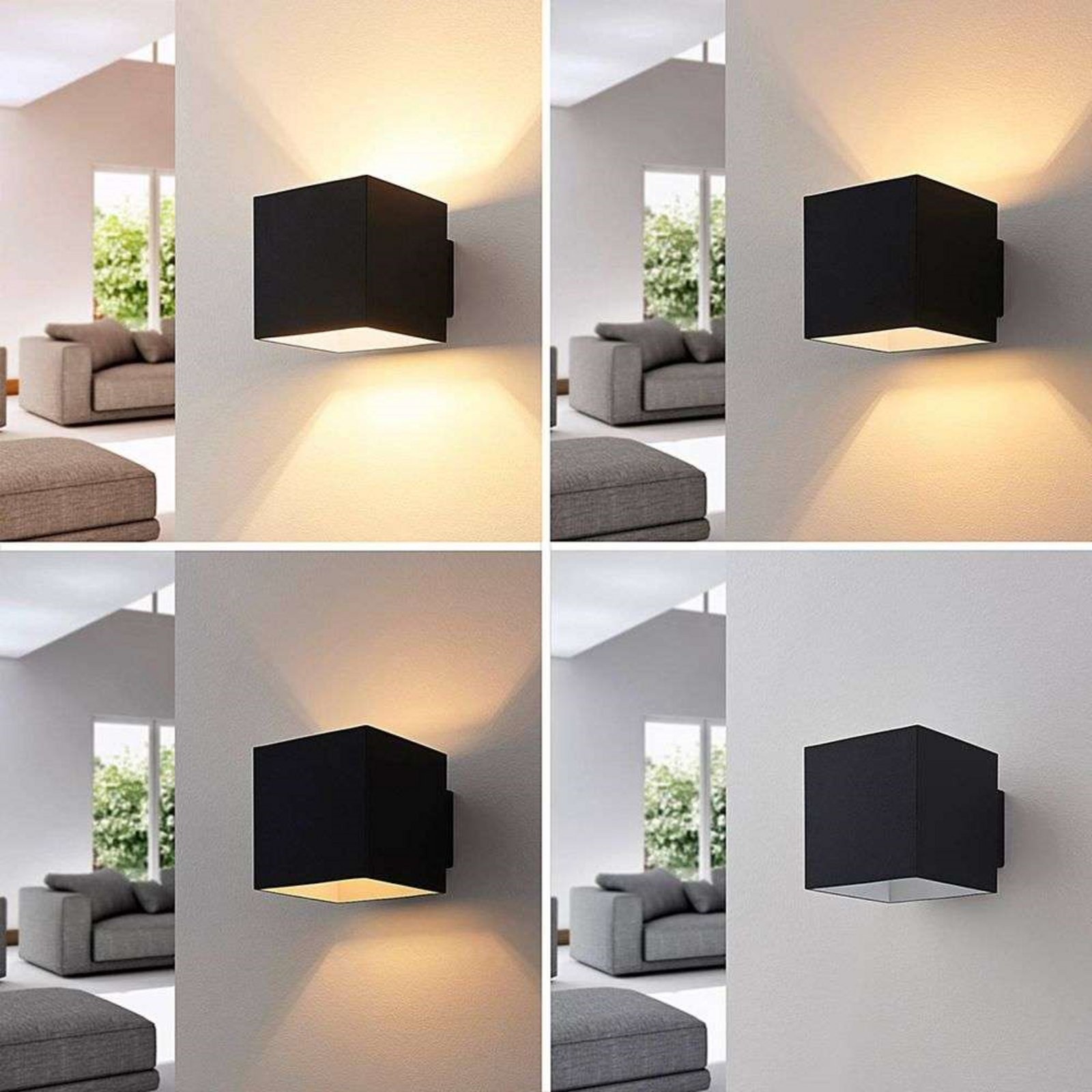 Rocco LED Wall Lamp Black - Arcchio