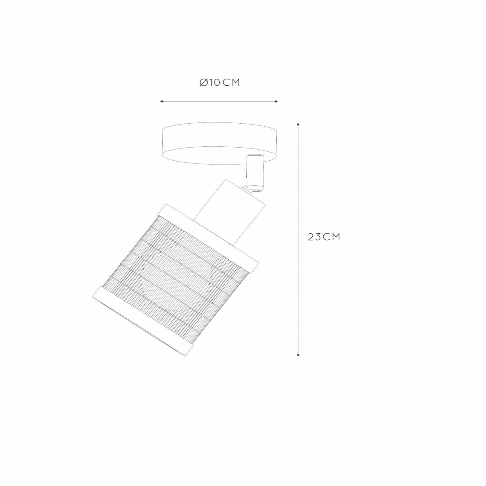 Lucide Downlight Tagalog av bambus 1 lyskilde