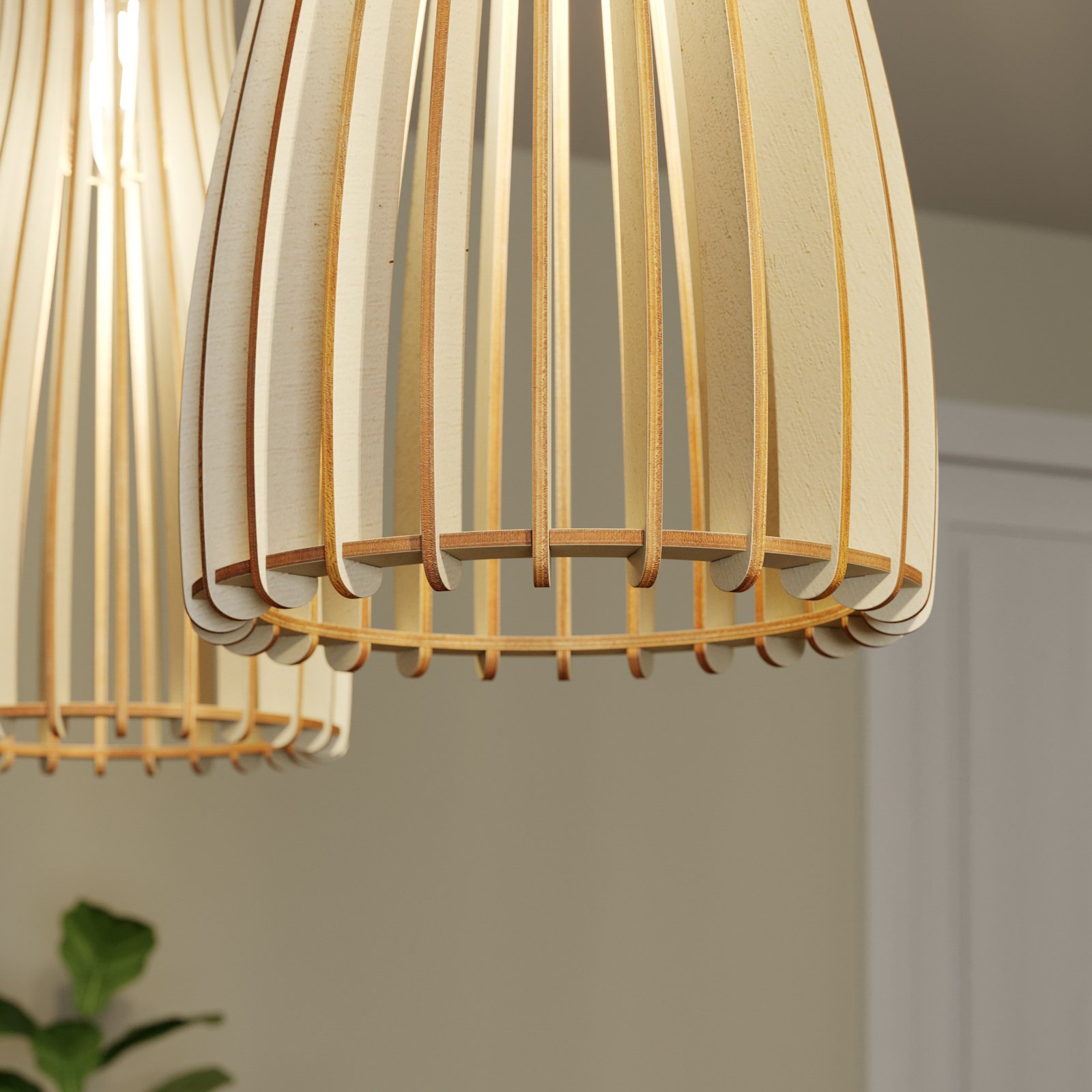 Furn 3 Suspension Black/Wood - Envostar