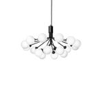 Apiales 18 Candelabro Satin Black/Opal White - Nuura