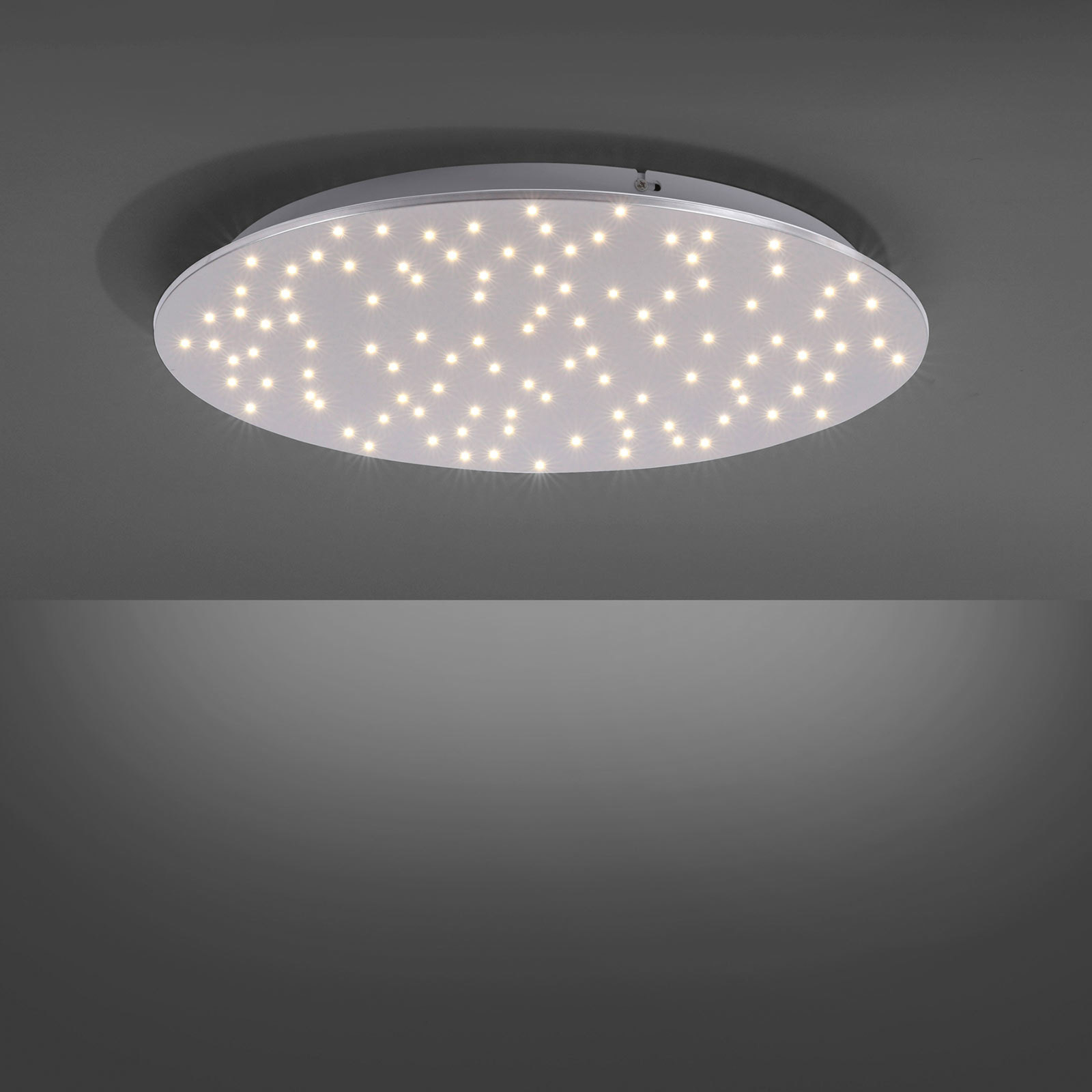 Plafón LED Sparkle CCT dim acero Ø 48cm
