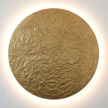 Meteor LED wall light, Ø 120 cm, gold
