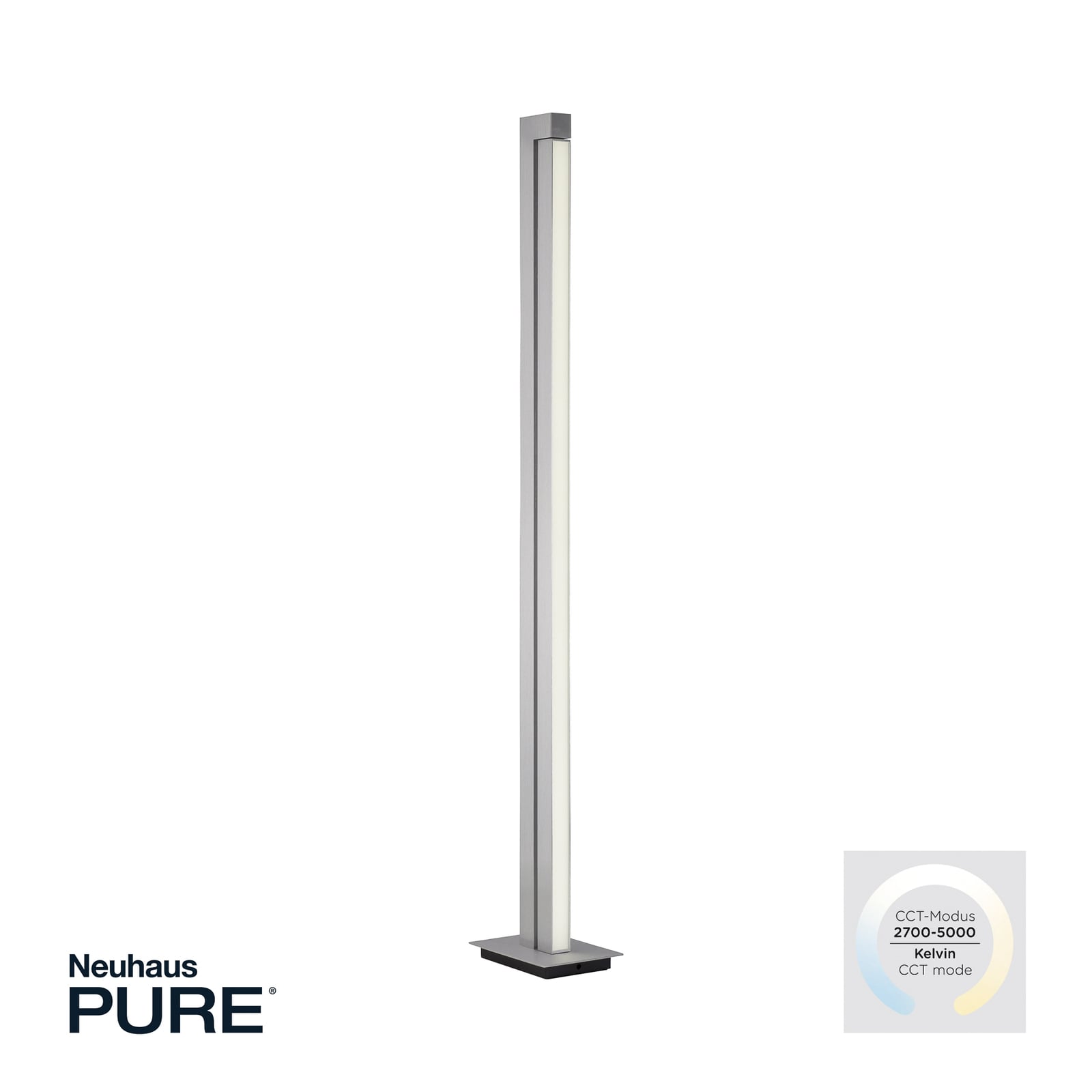 Lines Floor LED-Stehlampe, diamond, 140 cm, CCT, dim. - PURE Lines Floor LED-Stehlampe, diamond, 140 cm, CCT, dim. - PURE