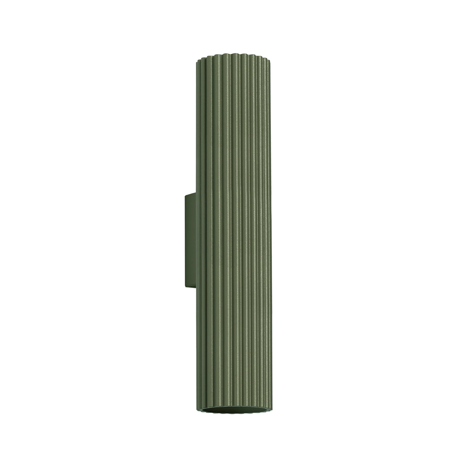 Applique ALORA, altezza 30 cm, verde oliva, metallo, 2 x GU10