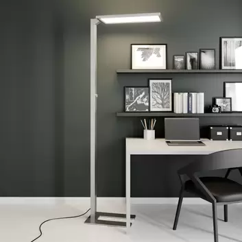 Schöner Wohnen Office matt schwarz LED-Stehleuchte