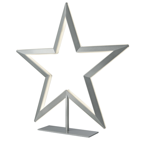 LED-Dekoleuchte Stern in Silber