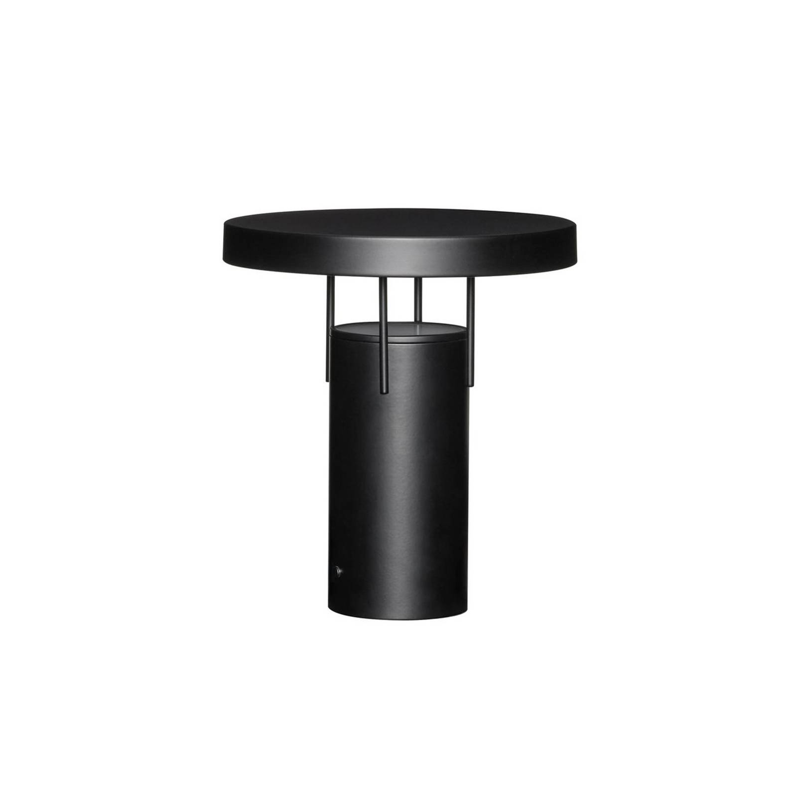 HÜBSCH LED-Akku-Tischlampe BringMe, schwarz matt, Höhe 28 cm günstig online kaufen