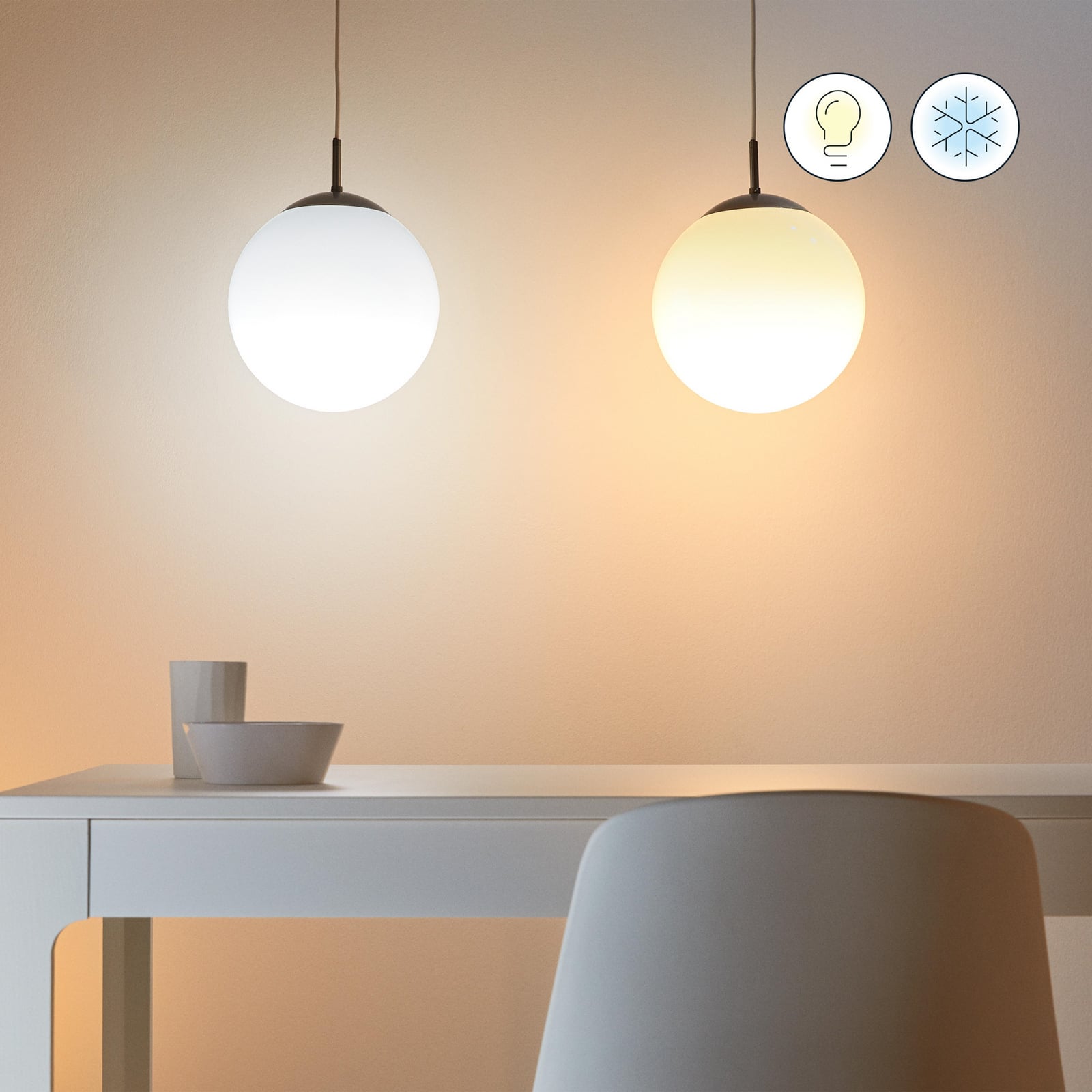 lâmpada LED WiZ A60 Wi-Fi E27 8W CCT lâmpada LED WiZ A60 Wi-Fi E27 8W CCT