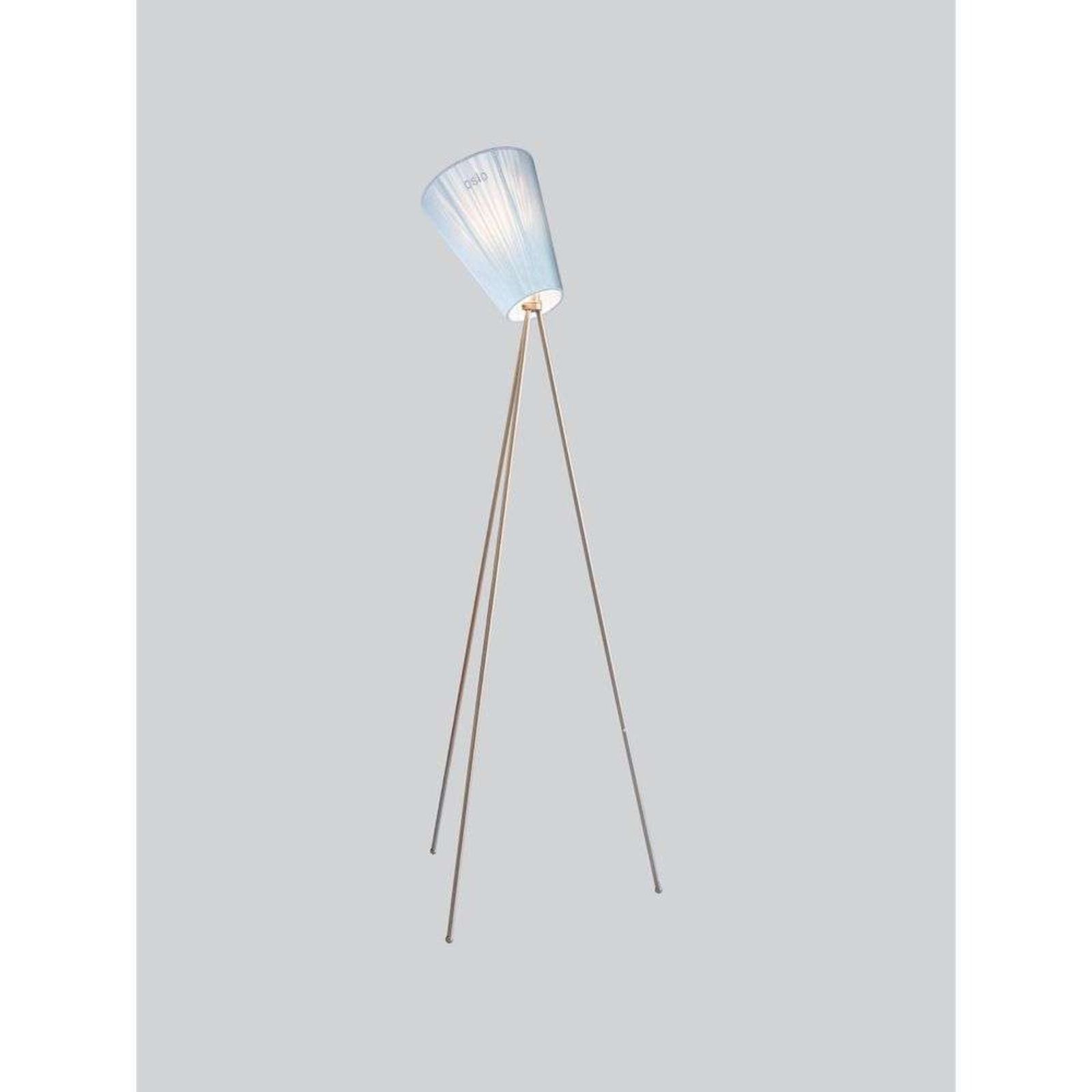 Oslo Wood Lampadar Steel/Light Blue - Northern