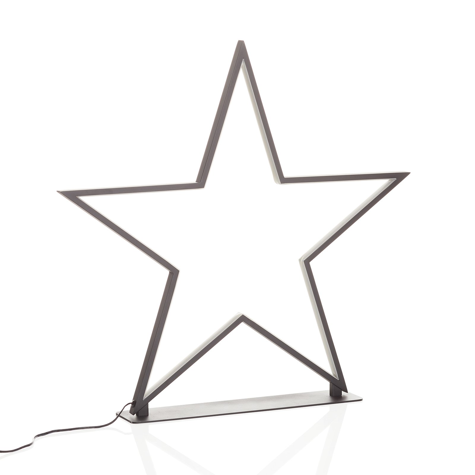 Sompex Lucy LED Tischleuchte/Bodenleuchte mit Dimmer H: 50 cm, schwarz 72139, EEK: A+