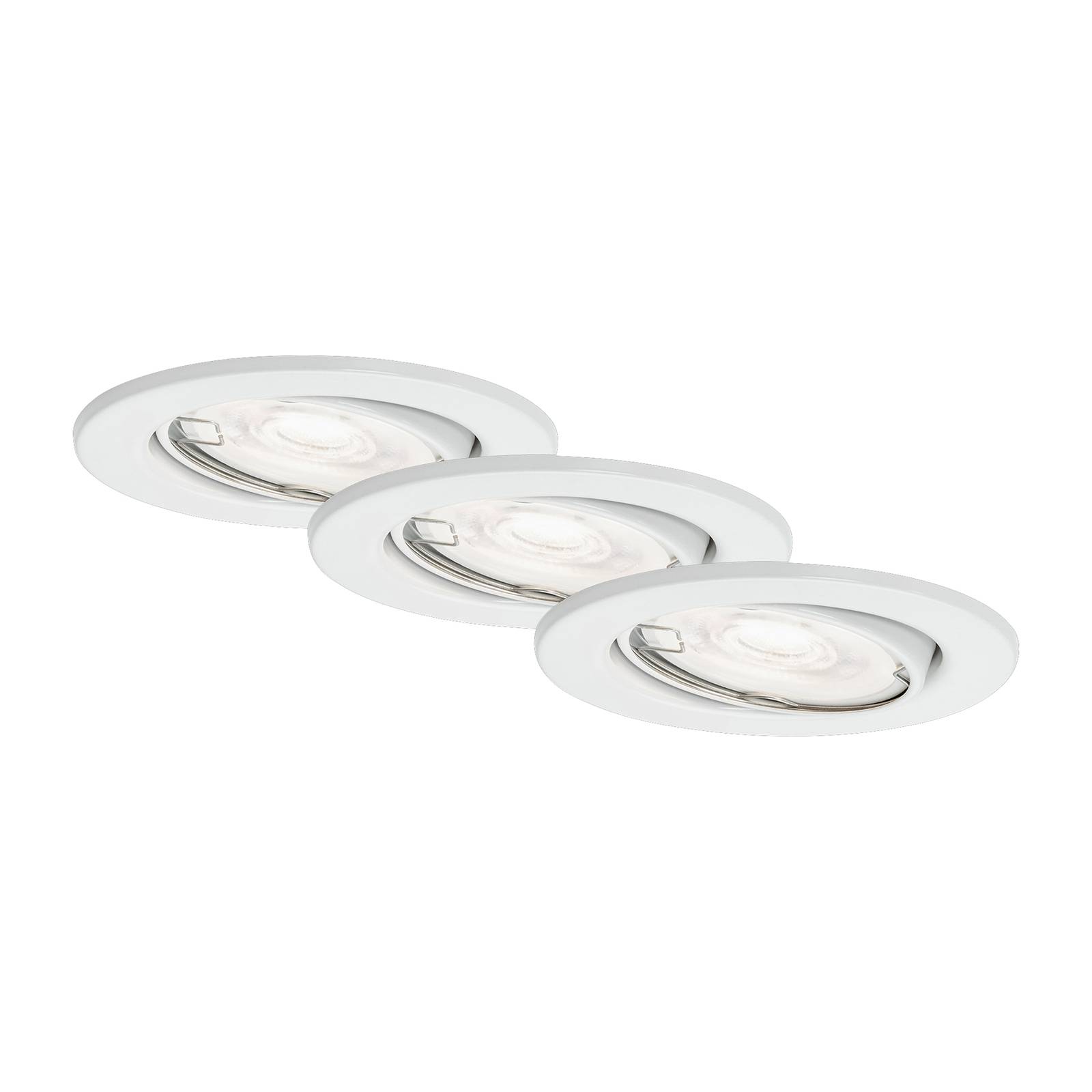 Briloner LED Downlight - Living / Dining Room - Recessed Light Round - dimmable - Modern - White