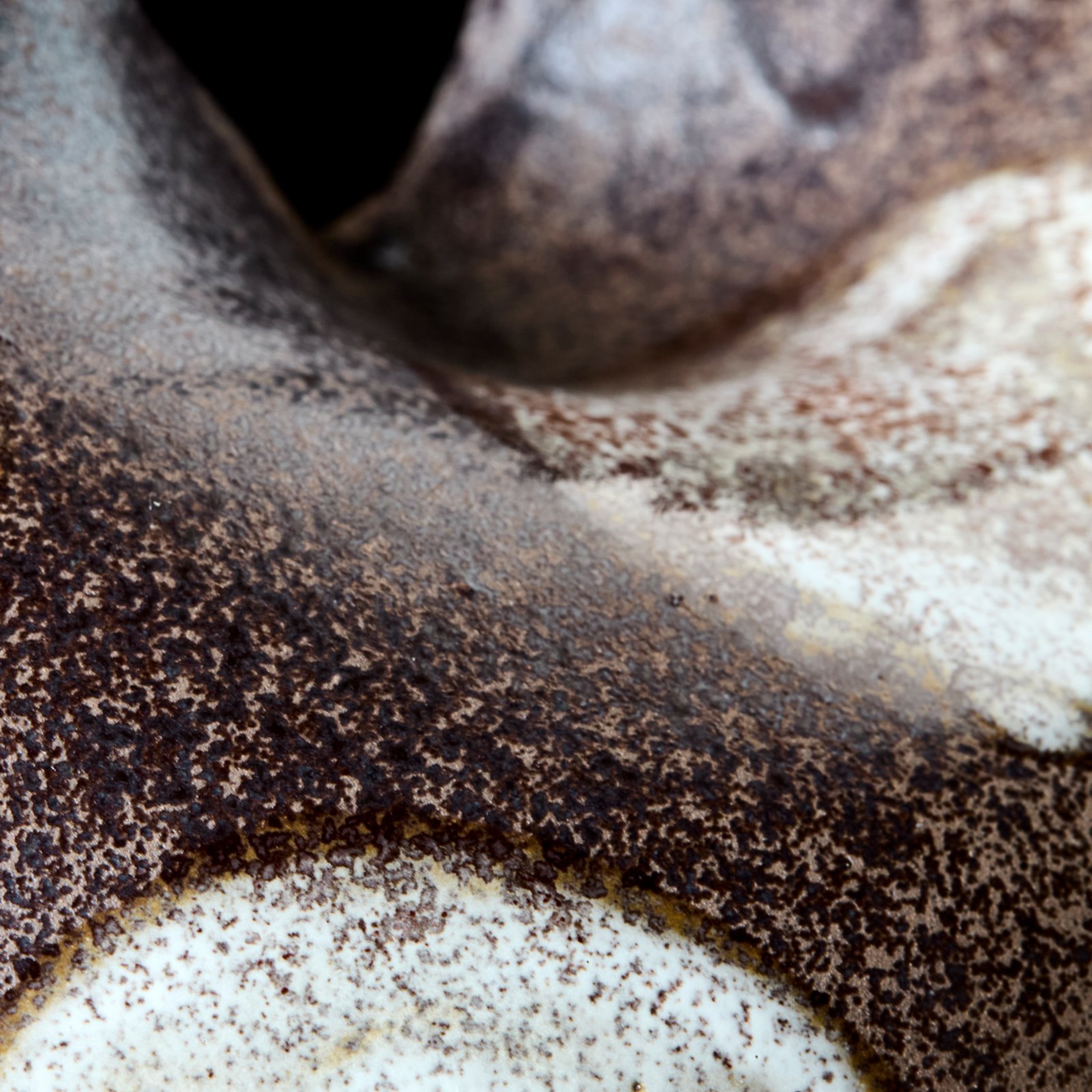 Expo váza hnedá biela kameň Ø 23 cm - House Doctor