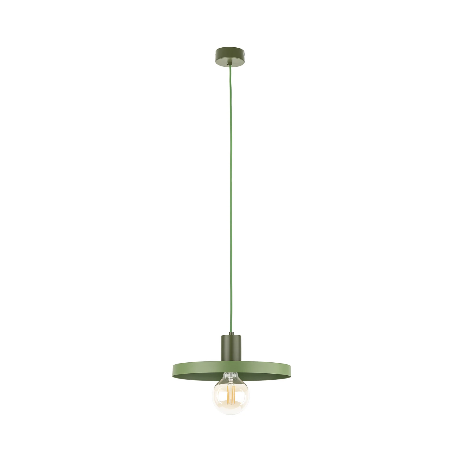 Visoka svetilka Sila, zelena, kovinska, Ø 30 cm, E27