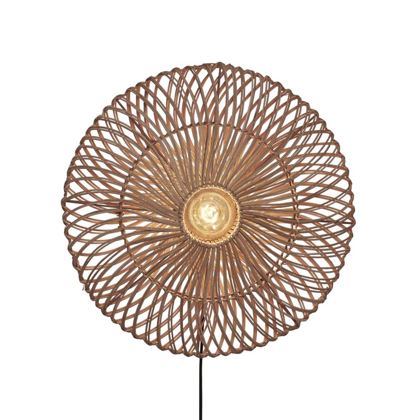 Good&mojo - good&mojo Wandleuchte Zanzibar in Natur E27 550mm - brown