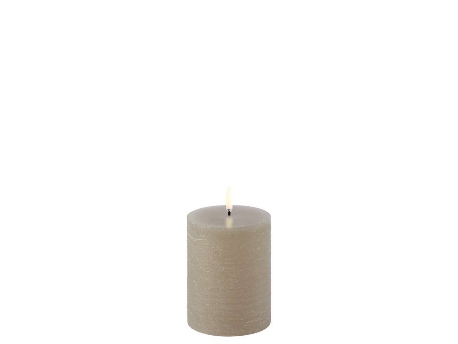 Pillar Candle LED 7,8 x 10,1 cm Rustic Sandstone - Uyuni Lighting