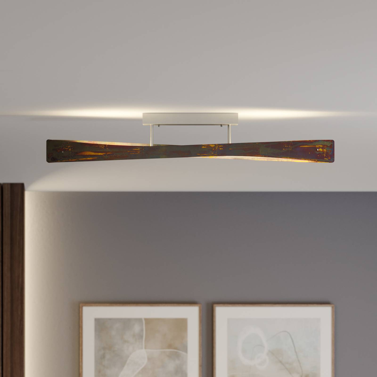 Rothfels Lian LED mennyezeti lámpa, oxidált arany