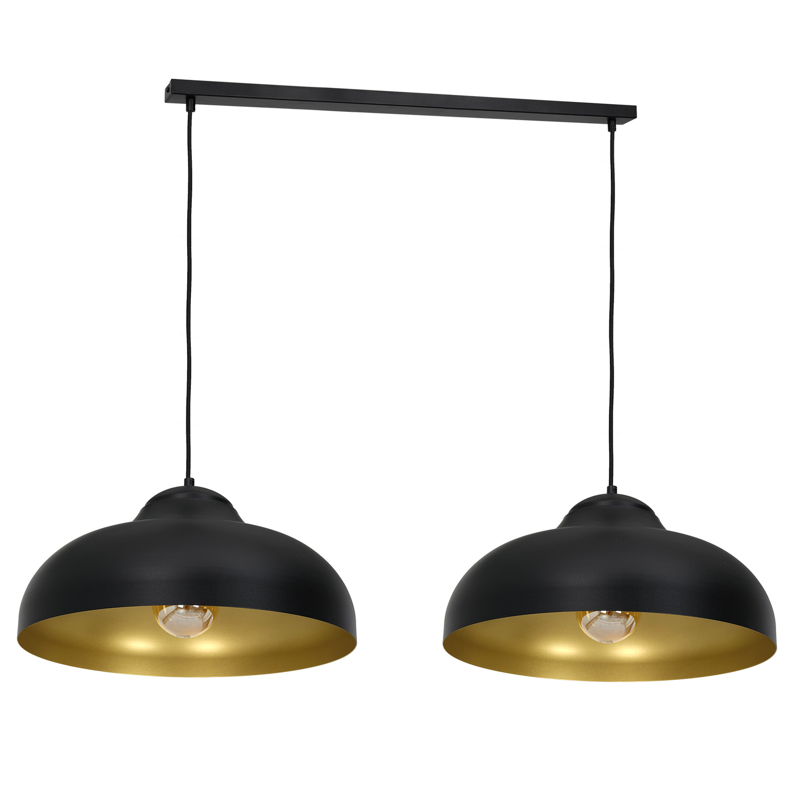 Lampada sospensione Basca stile industriale 2 luci