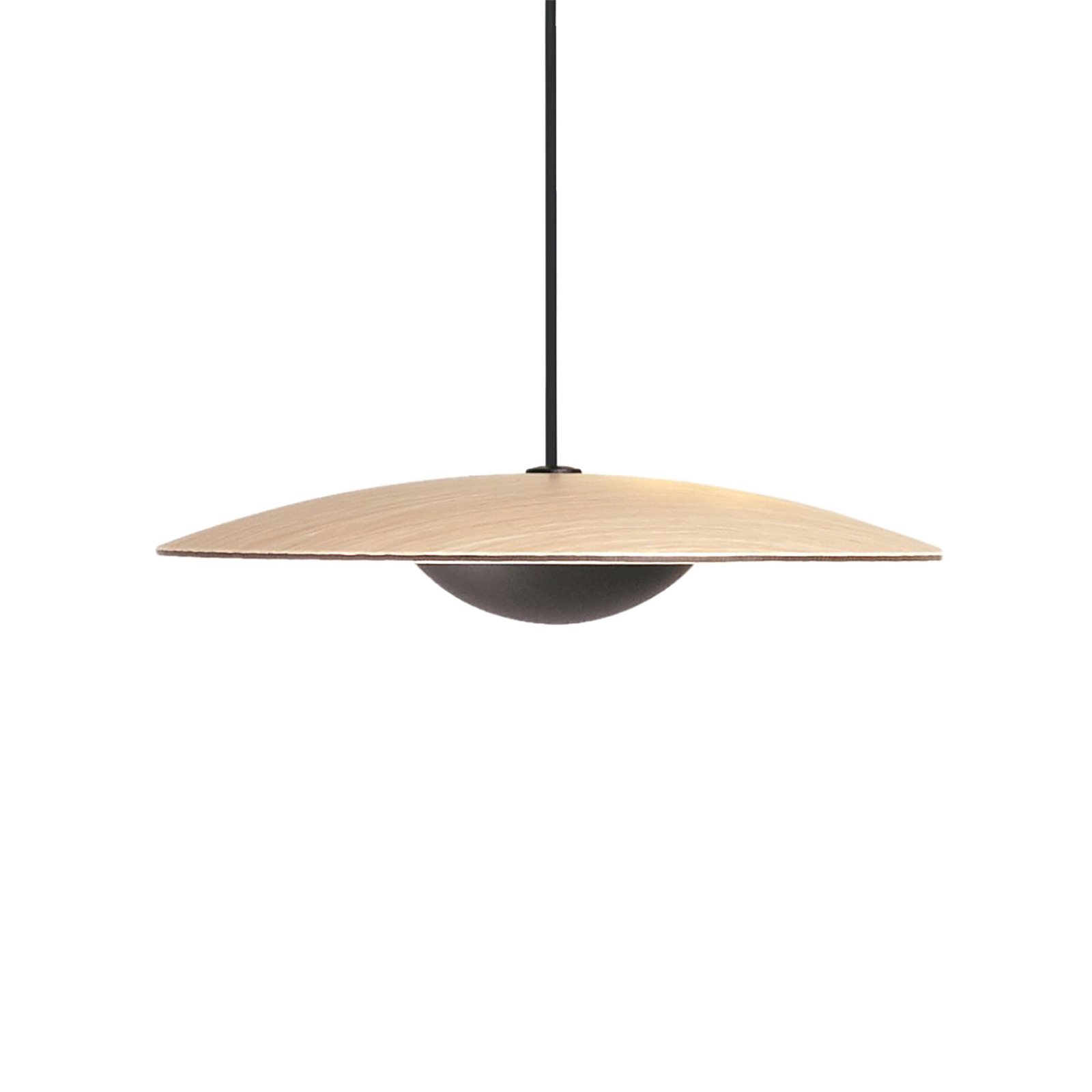 MARSET Ginger LED pendant, TRIAC, made of wood
