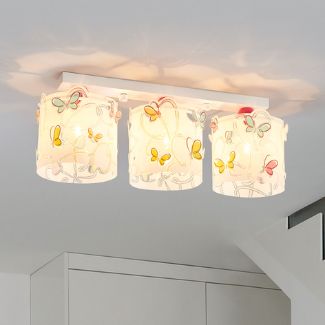 Taklampa Butterfly för barnrummet