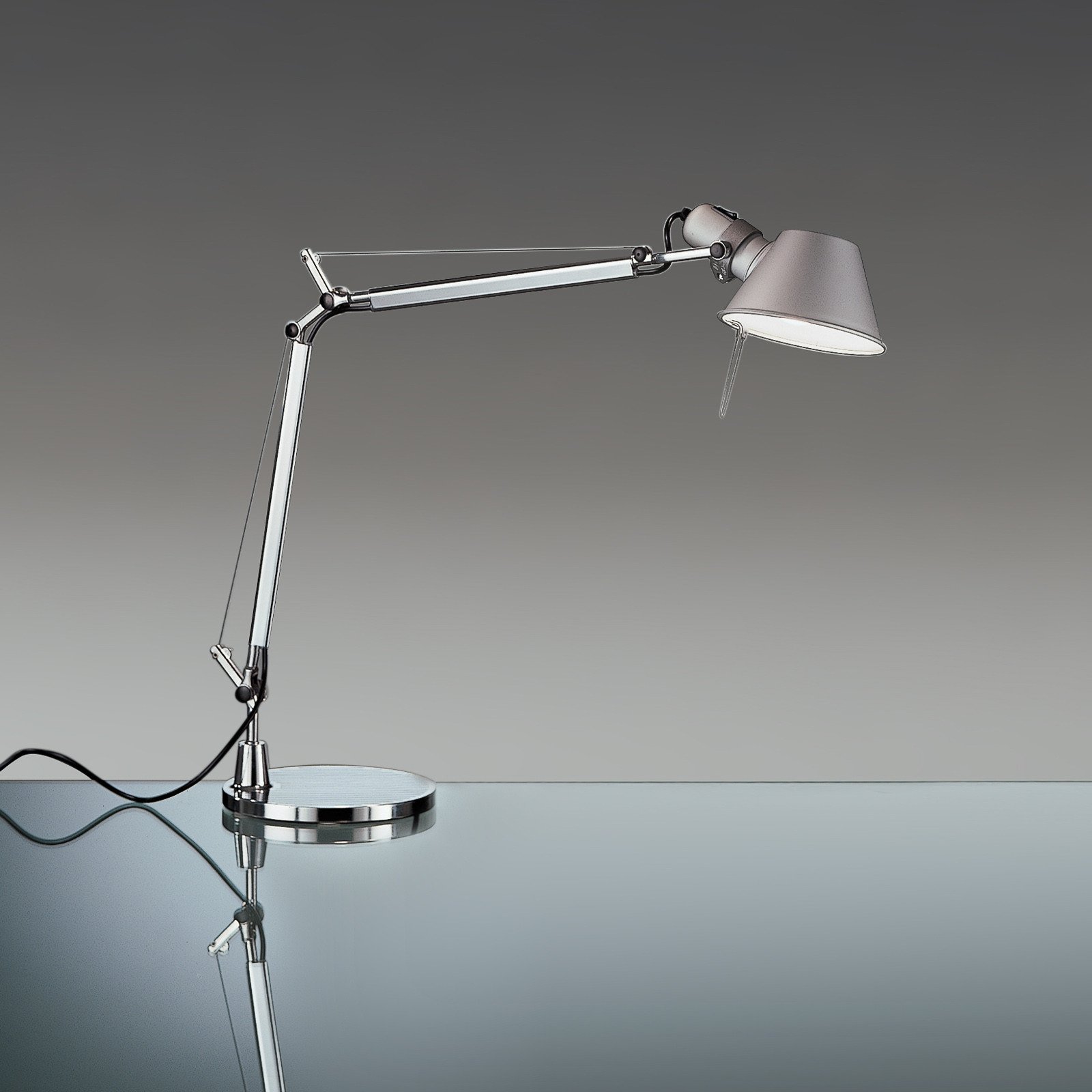 Artemide Tolomeo Mini lampă masă alu. picior 3000K