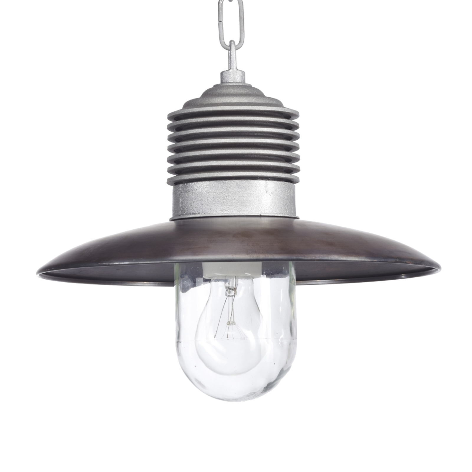 Lampa wisząca zewnętrzna Klaus aluminium-miedź