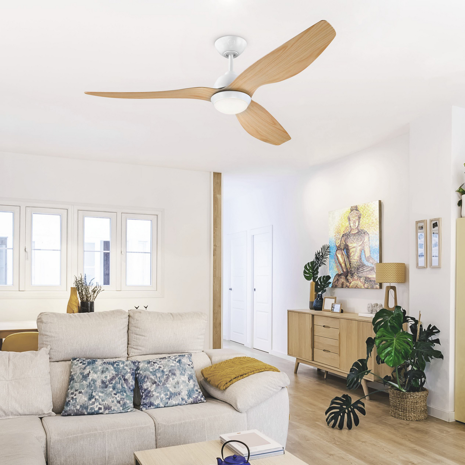 Westinghouse LED stropni ventilator 7316140, DC, tihi, 132 cm